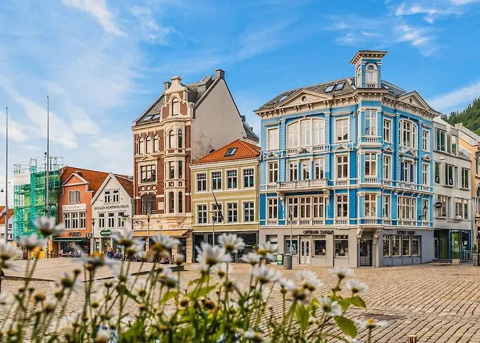 דירה Dinbnb Appartments L Live In A Postcard ! L 300 M To Bryggen L Value! ברגן